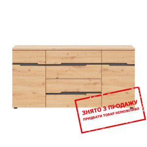 Комод Memphis KOM2D4S/8/17 BRW 2-дверний з 4 шухля...