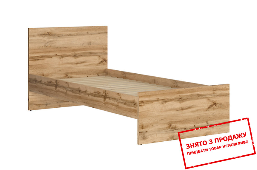 Ліжко односпальне (каркас) Nuis LOZ/90 BRW