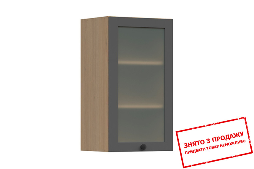 Вітрина навісна Semi Line G-40/72-LV/PV графит BRW