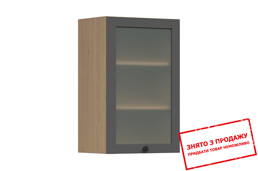 Вітрина навісна Semi Line G-45/72-LV/PV графит BRW