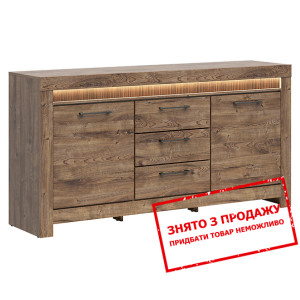 Комод Torin KOM2D3S BRW 2-дверний з 3 шухлядами Ду...