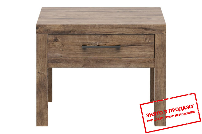 Стіл журнальний Torin LAW1S/70 BRW Дуб ріббек коричневий