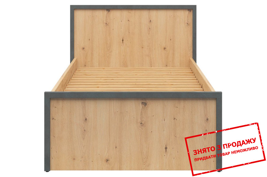 Ліжко (каркас) Weston LOZ/90 BRW односпальне Дуб артизан
