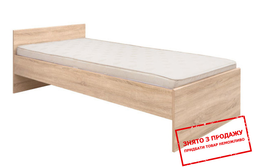 Ліжко односпальне Academica LOZ90 BRW