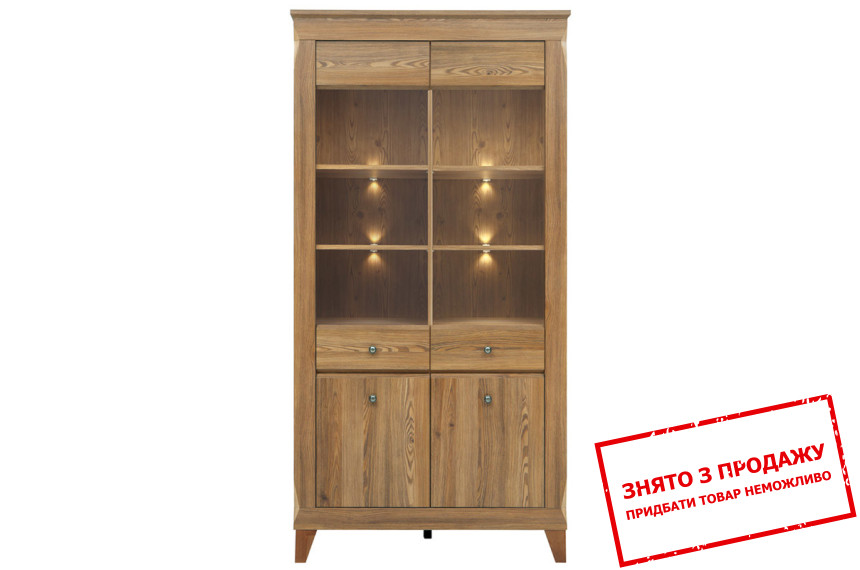 Вітрина Bergen REG2W2D BRW