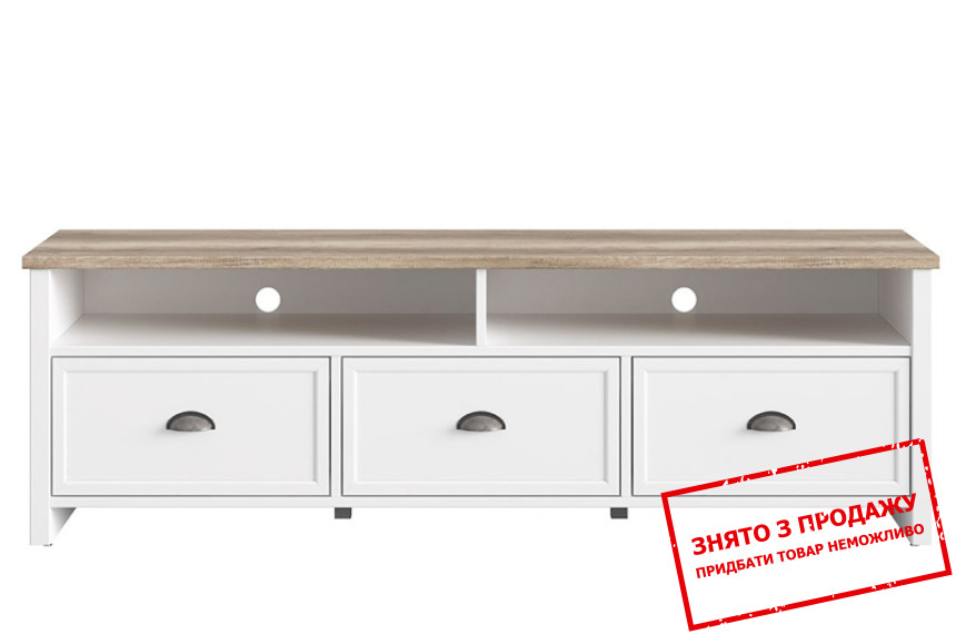 Тумба під телевізор Гермес Сосна каньйон/горіх верона RTV3S Гербор