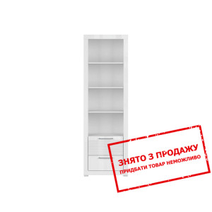 Стелаж Flames REG2S BRW відкритий з 2 шухлядами Бі...