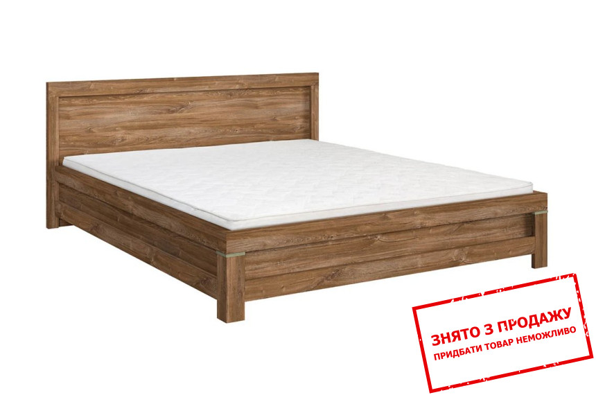 Ліжко (каркас) Gent LOZ180 BRW двоспальне Дуб стірлінг