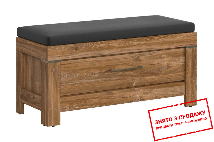 Тумба для взуття Gent KOM1S/5/10 BRW з 1 шухядою Дуб стірлінг