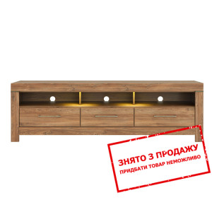 Тумба під ТВ Gent RTV3S/6/20 BRW з 3 шухлядами Дуб...