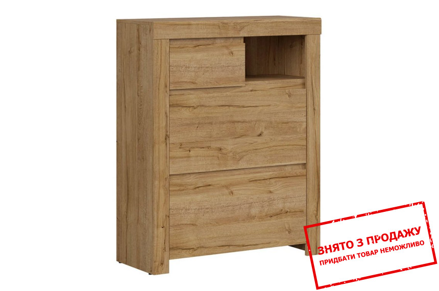 Комод Holten REG2K1S BRW 2-дверний з 1 шухядою Дуб вотерфорд