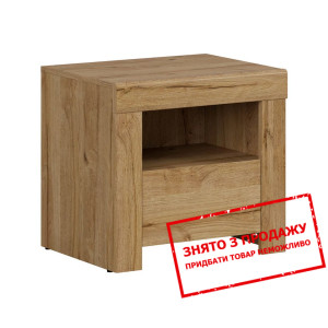 Тумба приліжкова Holten KOM1S BRW з 1 шухлядою Дуб...
