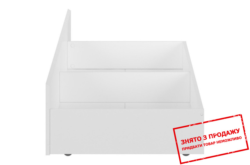 Шухляда до ліжка 120-140 Holten SZU/120 BRW Білий/білий глянець