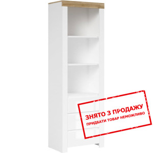 Стелаж Holten REG3S BRW з 3 шухлядами Білий/білий ...