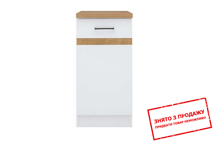 Тумба Junona Line D1D/40/82 L білий глянець BRW