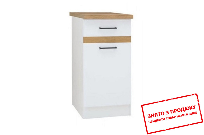 Тумба Junona Line D1D/40/82 P білий глянець BRW