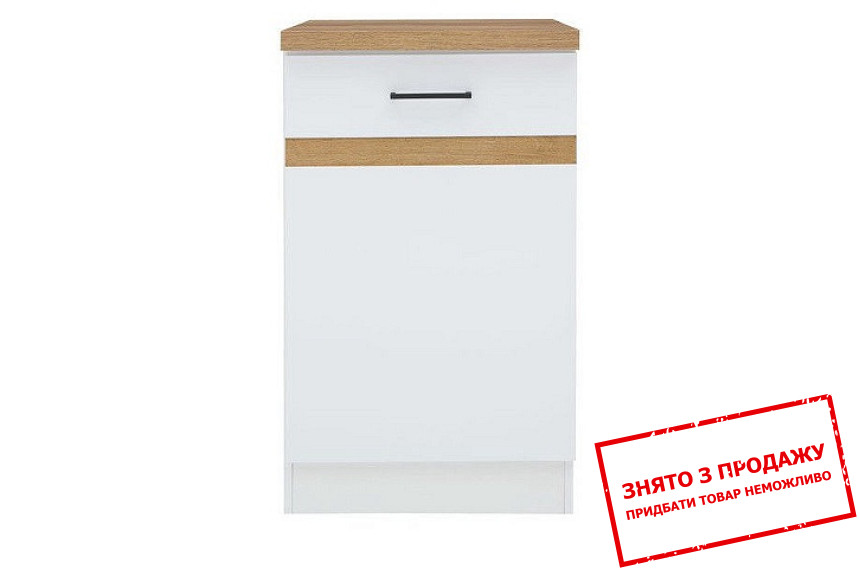 Тумба Junona Line D1D/50/82 L білий глянець BRW