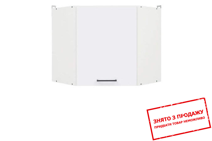 Шафа навісна кутова Junona Line GNWU/57 LP білий глянець BRW