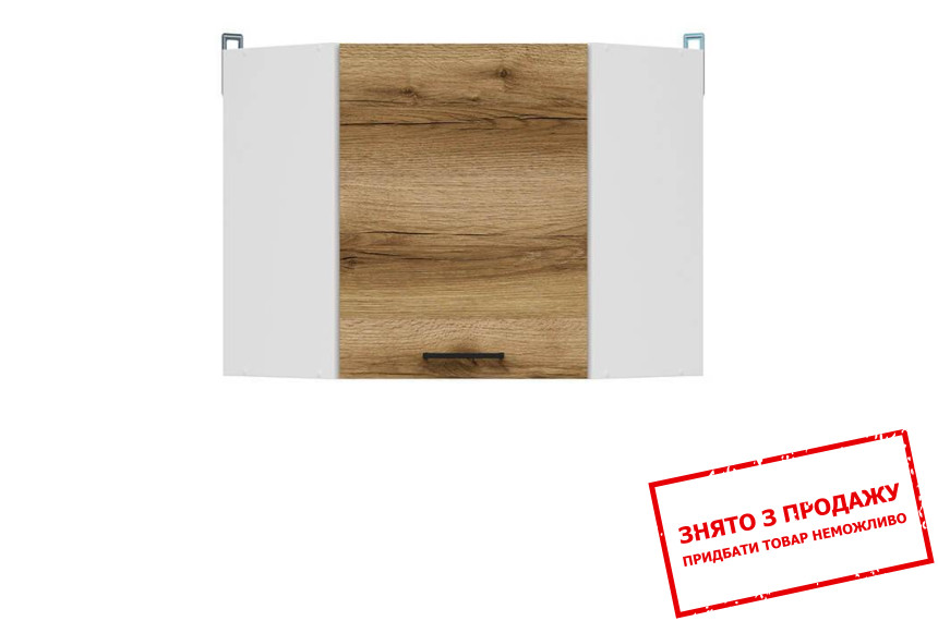 Шафа навісна кутова Junona Line GNWU/57 LP дуб делано світлий BRW