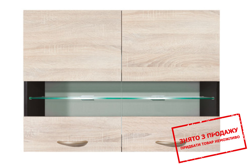 Вітрина навісна Junona Line G2W/80/57 дуб сонома BRW