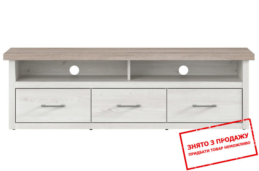 Тумба під ТВ Luca Juzi RTV3S BRW з 3 шухлядами Модрина сібіу світла/дуб сонома темний