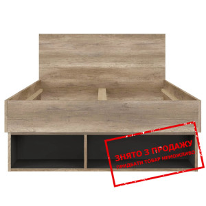 Ліжко (каркас) Malcolm LOZ120 BRW односпальне Дуб ...