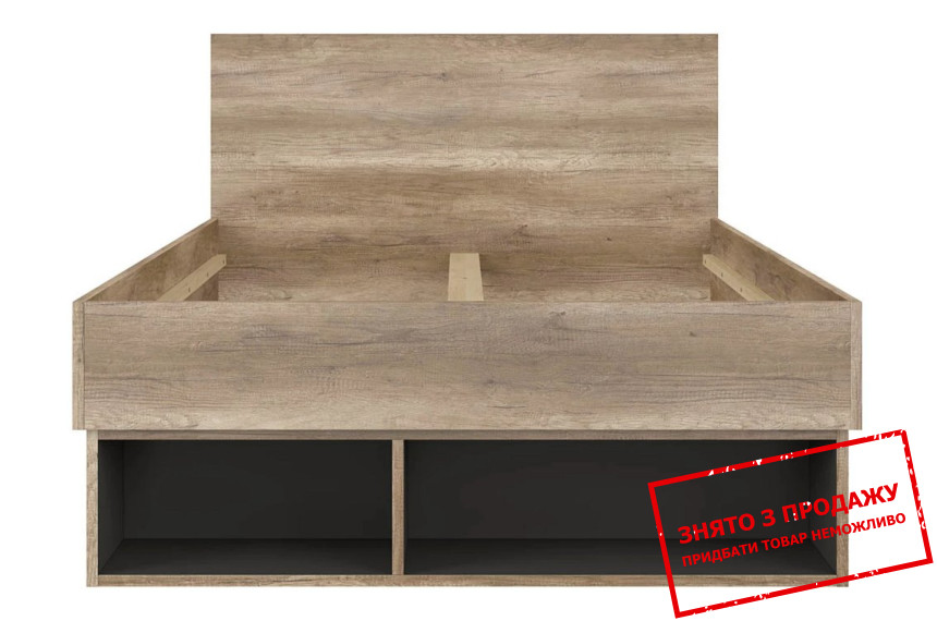 Ліжко (каркас) Malcolm LOZ120 BRW односпальне Дуб каньйон монумент