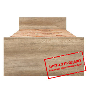 Ліжко (каркас) Malcolm LOZ90 BRW односпальне Дуб к...