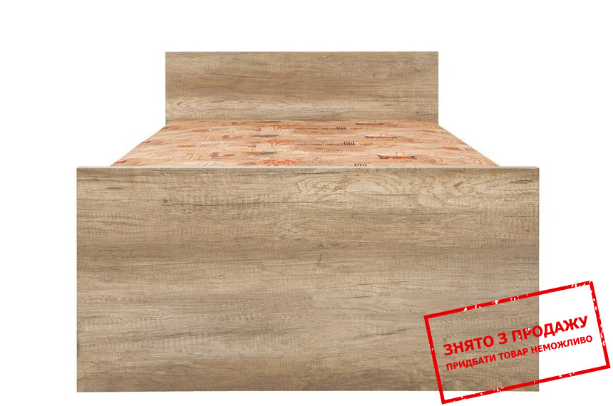 Ліжко (каркас) Malcolm LOZ90 BRW односпальне Дуб каньйон монумент
