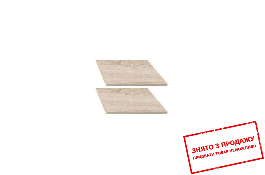 Опція полиці (2 шт. 375 мм) Nepo Plus SZF3D2S BRW