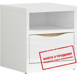 Тумба приліжкова Pori KNT1S BRW з 1 шухлядою Білий...