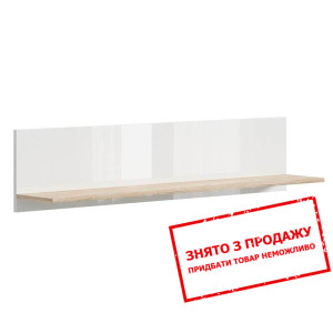 Полиця Venlo Дуб сонома/білий глянець POL90 BRW...