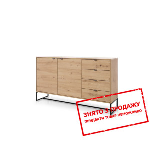 Комод Cramber 2D4S/153 2-дверний з 4 шухлядами Дуб артизан
