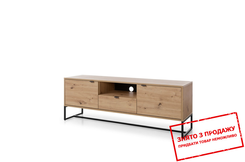 Тумба під ТВ Cramber 2D1S/153 2-дверна з 1 шухлядою Дуб артизан