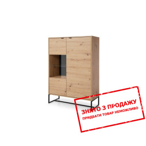 Вітрина низька Cramber 2D1W/93 2-дверна Дуб артиза...