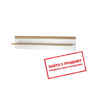 Полиця Crimo 107 Дуб рів'єра/білий...