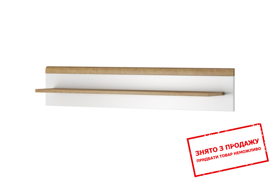 Полиця Crimo 107 Дуб рів'єра/білий
