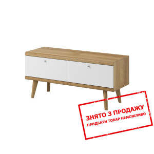 Тумба під ТВ Сrimo 2D/107 2-дверна Дуб рів'єра/біл...