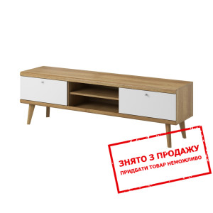 Тумба під ТВ Crimo 2D/160 2-дверна Дуб рів'єра/біл...