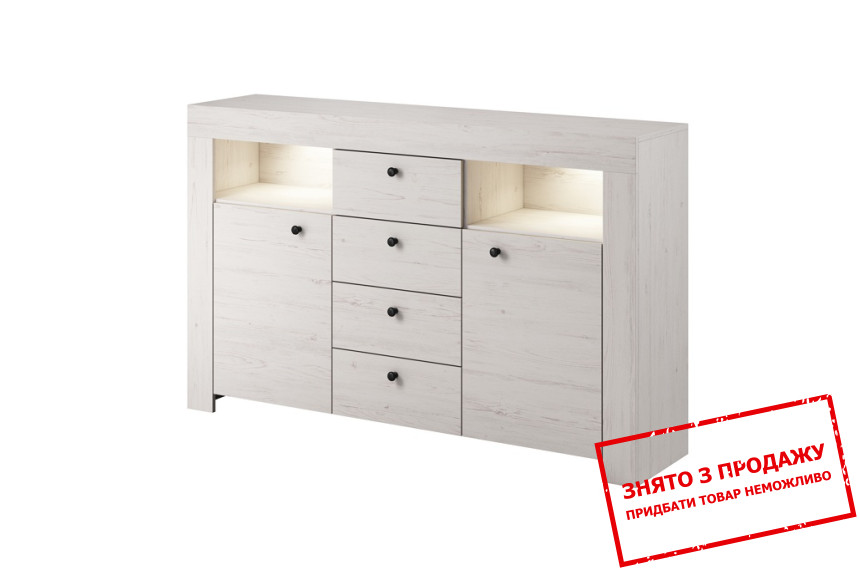 Комод Erne 2D4S/155 2-дверний з 4 шухлядами Сосна Андерсен