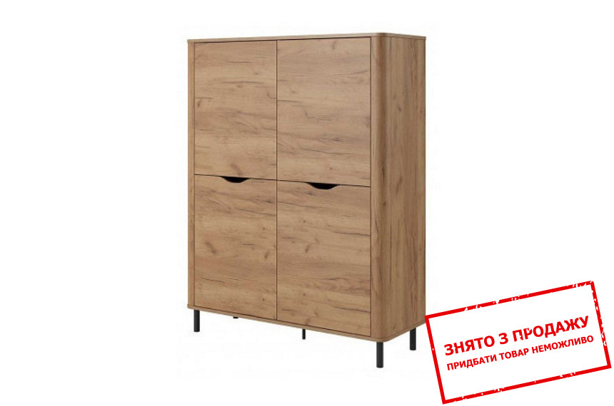 Комод Santi 4D/113 4-дверний Дуб крафт золотий