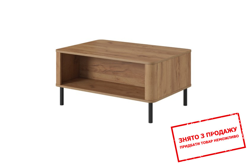 Стіл журнальний Santi 90 Дуб крафт золотий