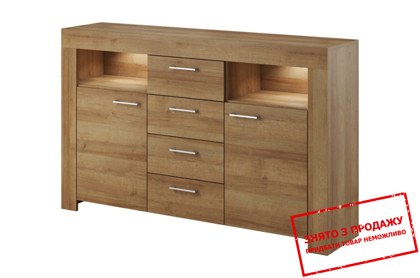 Комод Fly 2D4S/155 2-дверний з 4 шухлядами