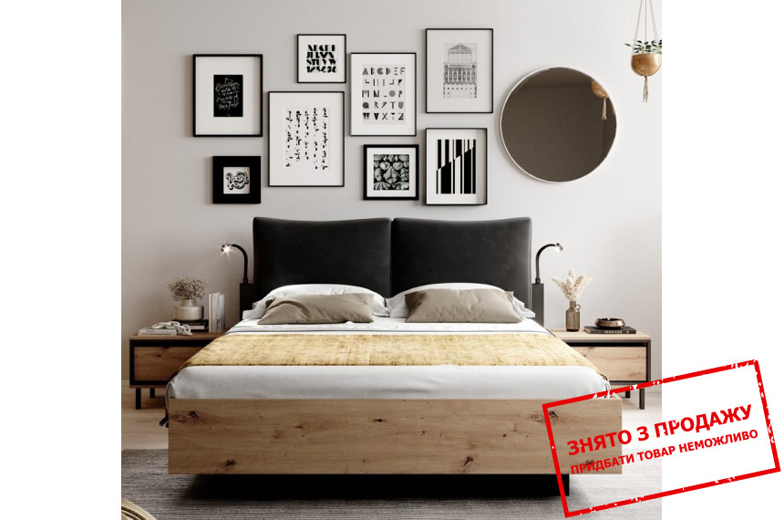 Набір меблів у спальню Perfect Home Нест / Nest B Дуб артизан/антрацит