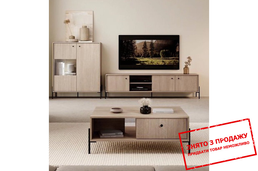 Стінка у вітальню Perfect Home Сканді / Scandi C Дуб сканді/ялиця сканді