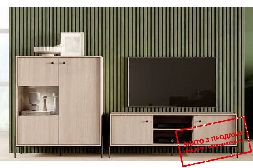 Стінка у вітальню Perfect Home Сканді / Scandi H Дуб сканді/ялиця сканді