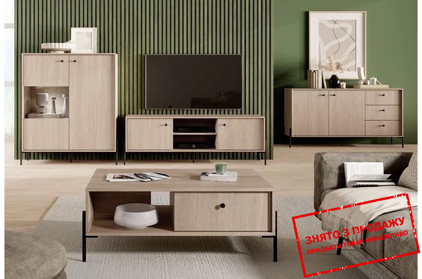 Стінка у вітальню Perfect Home Сканді / Scandi F Дуб сканді/ялиця сканді