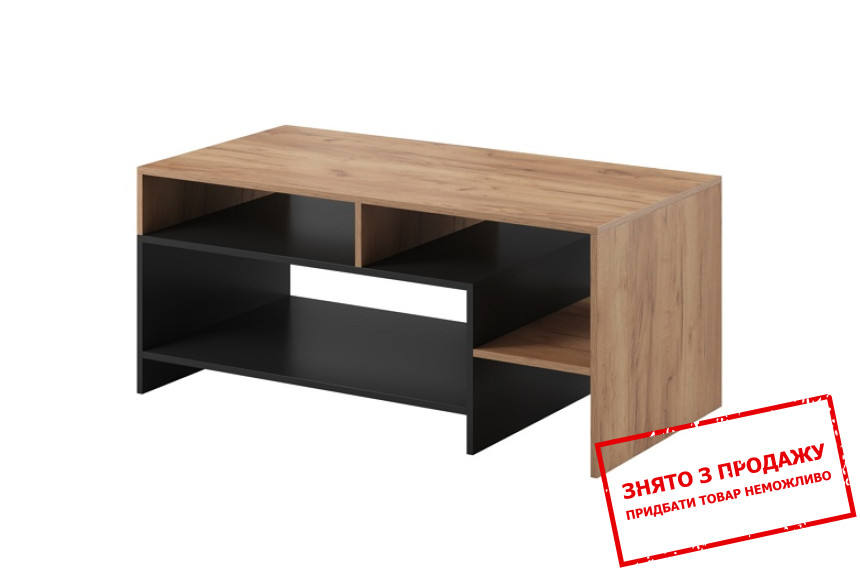 Стіл журнальний Alva 120 Дуб крафт/антрацит