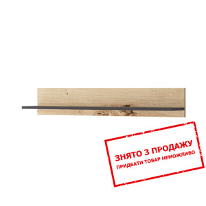 Полиця Low 102 Дуб артизан/чорний перл...