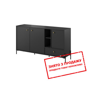 Комод Notte 3DS/157 3-дверний з 1 шухлядою Антраци...